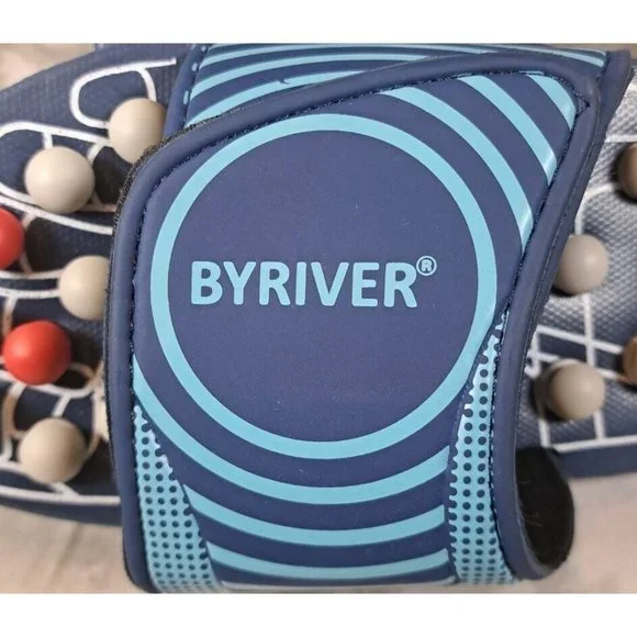 BYRIVER Acupressure Foot Massage Slide on Sandals Size X-Large - Picture 2 of 4